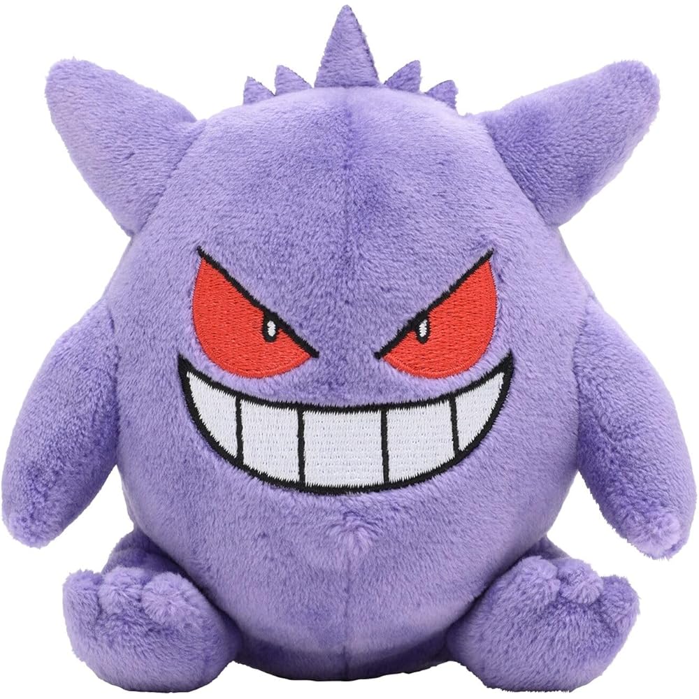 Pokmon Center Original Gengar Plush Toy 11x11.5x8.5 cm Soft Stuffed Animal