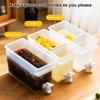 3.5L Beverage Liquid Drink Container Fridge Cold Water Pitcher with Spigot Cold Kettle Dispenser for Fruit Juice Cocktails