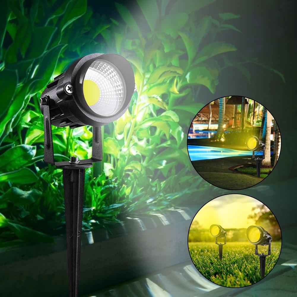 12W 3000K Niedervolt-Gartenleuchten LED Warmweiß Außenbeleuchtung Wasserdichter Außenbereich Gartenweg Strahler