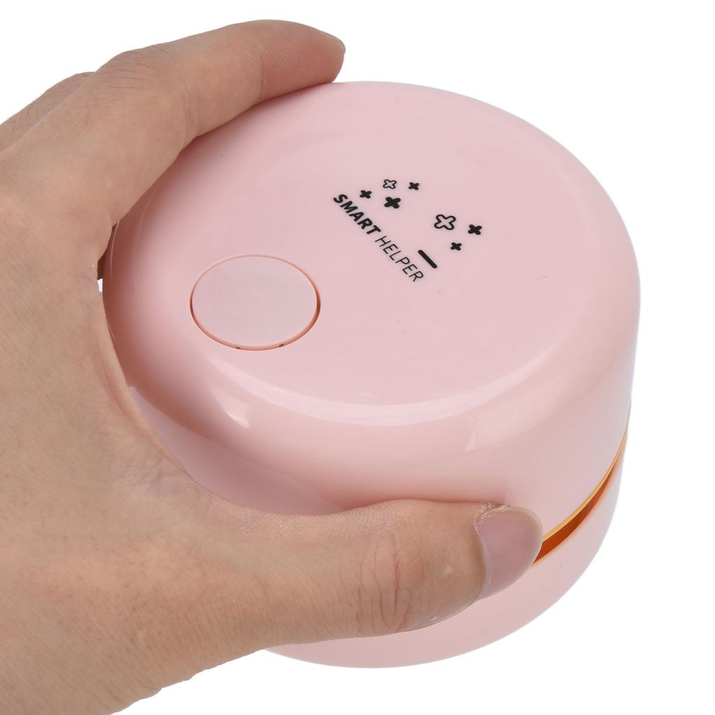 Stolný vysávač Mini USB Automatický zametač prachu na stôl Nabíjateľná batéria 18650 600mAHRužový
