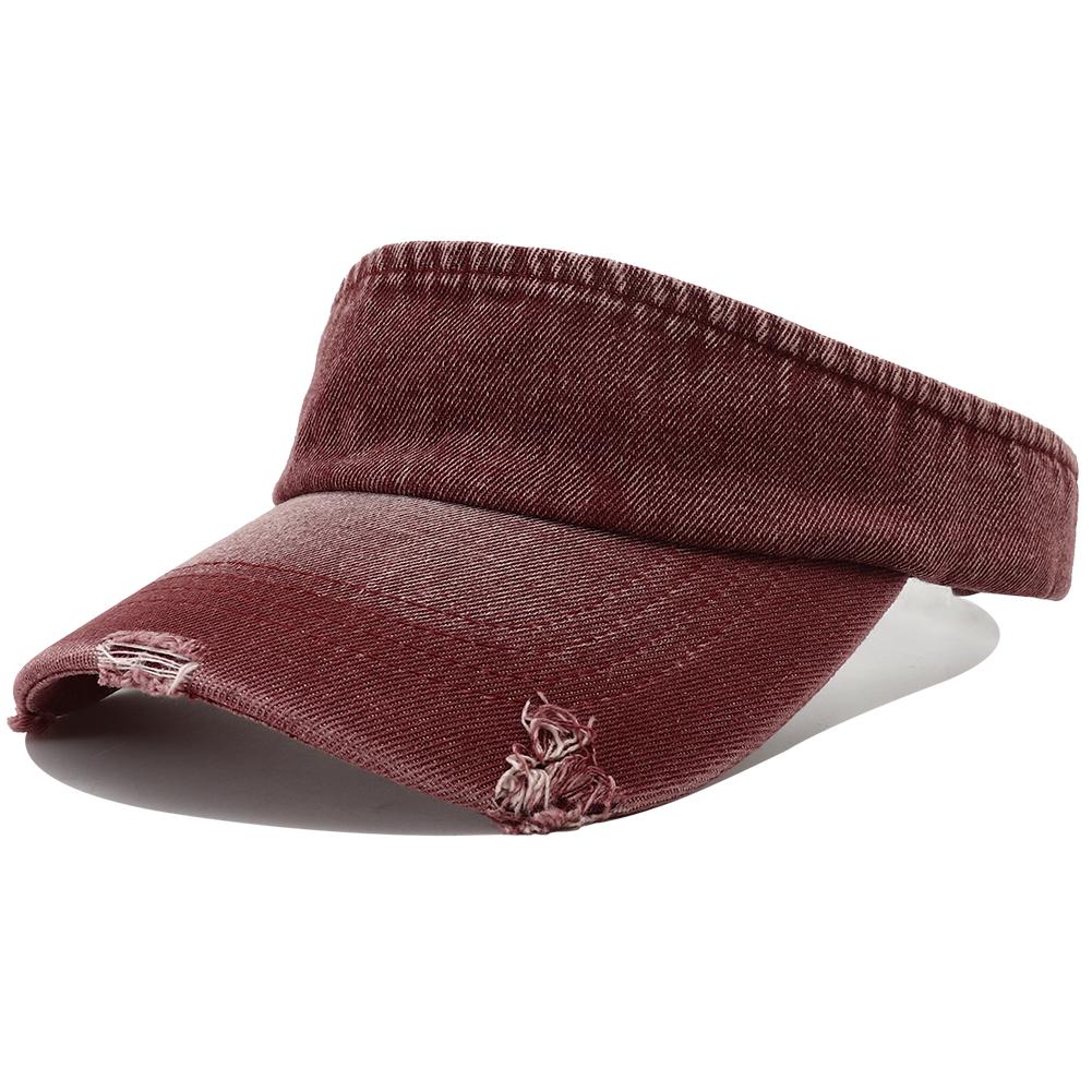 New Summer Breathable Sun Visor Hat Women Men Adjustable Uv Protection Top Empty Beach Tennis Golf Running Sunscreen Cap