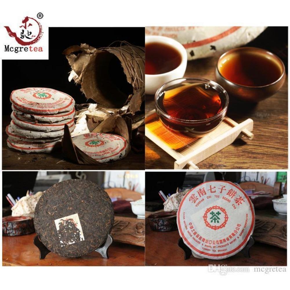 Pu Er Tea Nejstarší Puer Tea,Ansestor Antique,Med Sweet,,Medově červený Puerh Tea 357g