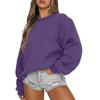 Women's Casual Fashion Round Neck Long Sleeve Sweatshirt