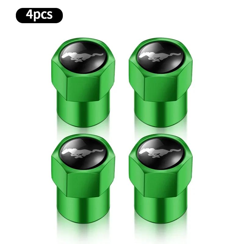 Car Sticker Ford 4pcs Car Wheel Air Valve Stem Cover Caps For Ford Mustang Shelby GT Fender Zapatillas Miniatura Gt 2015 2012 Ca
