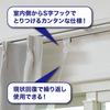 R(R) Window Insulation Screen, Transparent, UV Protection, 145cm, 100 x 145cm, Light Transmission, UV Protection, Hook Mount, 2 Panels, HN-511