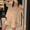 Full of polka dots Korean version ins style pajamas women's summer short-sleeved shorts set student dormitory can wear loungewear outside