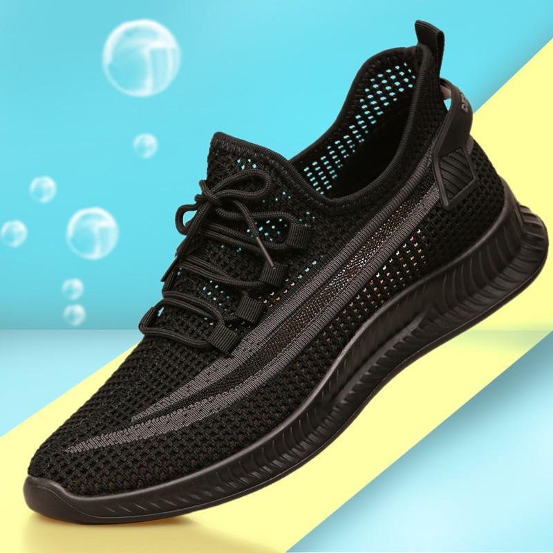Casual Shoes Sports Shoes for Men - Summer Shoes Perforated Shoes with Breathable Mesh Upper Shoes