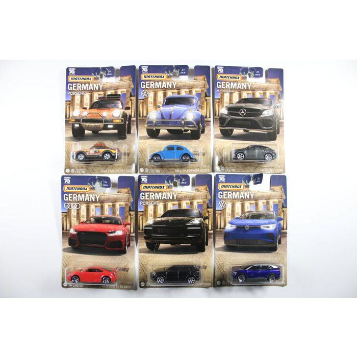 Giocattolo - MATCHBOX - macchina Matchbox Germania - Metallo - 6x2x2,5 cm - Multicolore