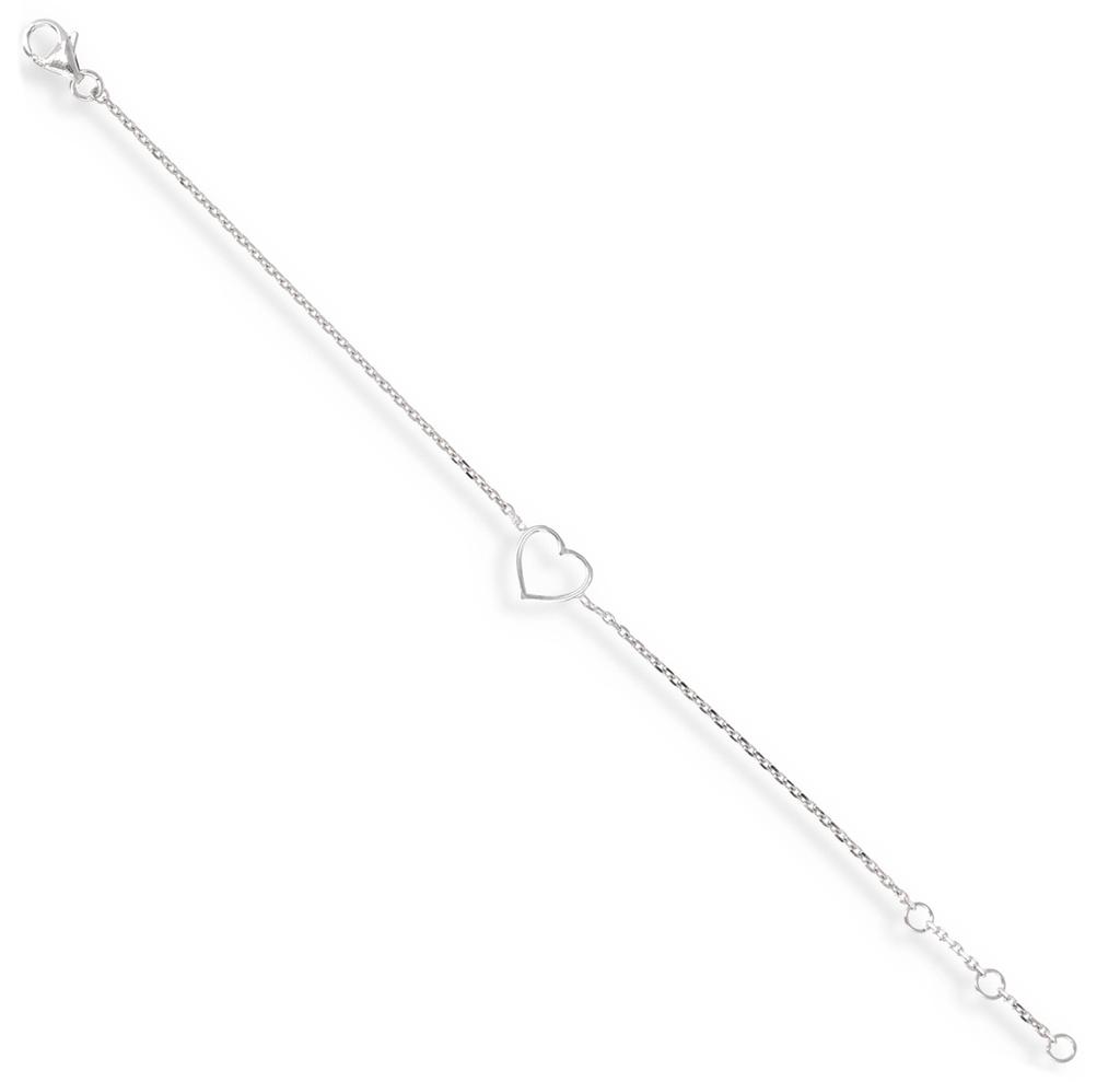 Les Trésors De Lily [Q2873] - Silver 'Love' Silver Bracelet - 9x8 Mm
