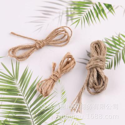 Retro Handmade Diy Tag Jute Rope, Jewelry With Decorative Hemp Rope, Lighting Packaging Bundled Cat Climbing Frame Hemp Rope