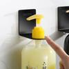 2 PCS Soap Bottle Holder Hand Sanitizers Hanging Rack Wall Mounted Pump Hanging Rack for Kitchen Bathroom Bottle Holder