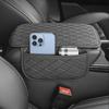 Car Armrest Box Heightening Pad Car Armrest Box Pad Multifunctional Universal Interior Leather Storage Bag