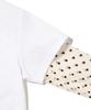 CARGOBROS FOR WOMAN Dot See-Through Long Sleeve Layered Short Sleeve Tee Set (Ivory/Ivory)
