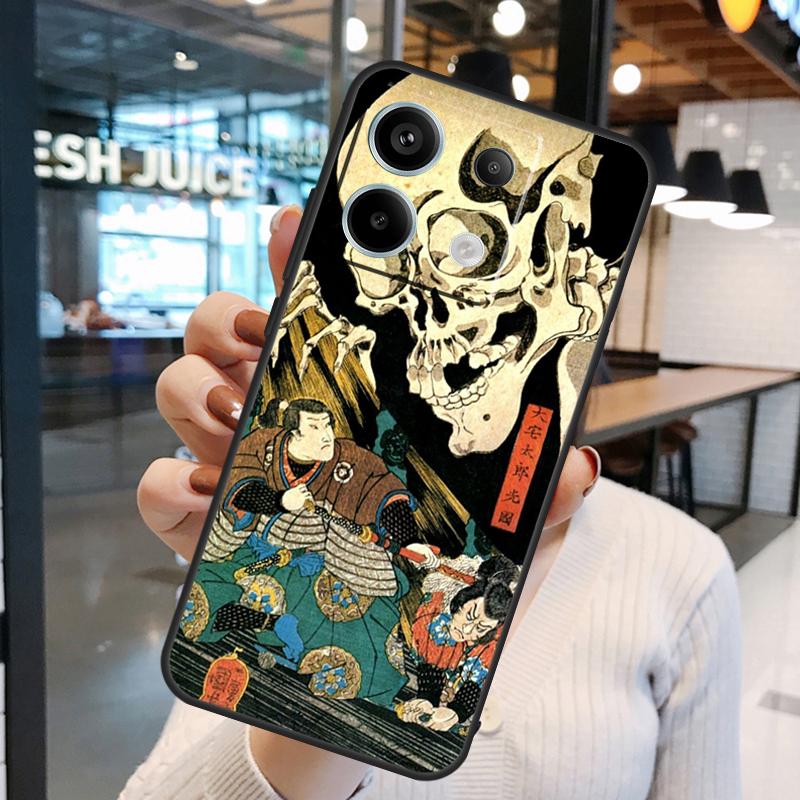 Japanese Style Art Japan Case For Xiaomi Redmi Note 14 Pro 10 11 12 13 15 Pro Plus Redmi 15C 14C 10C 12C 13C 15 Cover