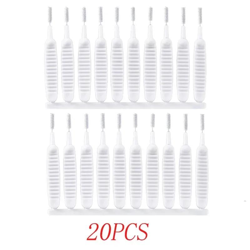 Perie de curățare duș Cap de duș Perie de nailon anti-înfundare Dispozitiv de curățare a tastaturii pentru computer pentru găuri de telefon Instrument de curățare a prafului