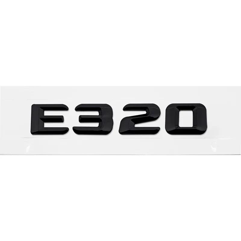 Car Rear Trunk Number Letter Sticker Tail Box Emblem Badge for Mercedes Benz E Class E300 E320 E350 E400 E420 E430 E500 E550 ooo1