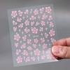 4pcs Hibiscus Flower Nail Art Sticker 3D White Pink Floral Decal Y2K Gold Silver Petal DIY Romantic Self-Adhesive Manicure Decor