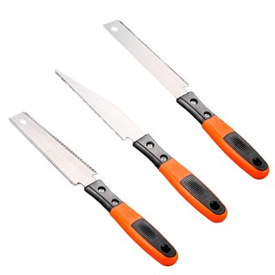 Double Sided 310mm Carpentry Handsaw With Ergonomic Wooden Handle High Durability SK5 Blade For Professional Woodworkers