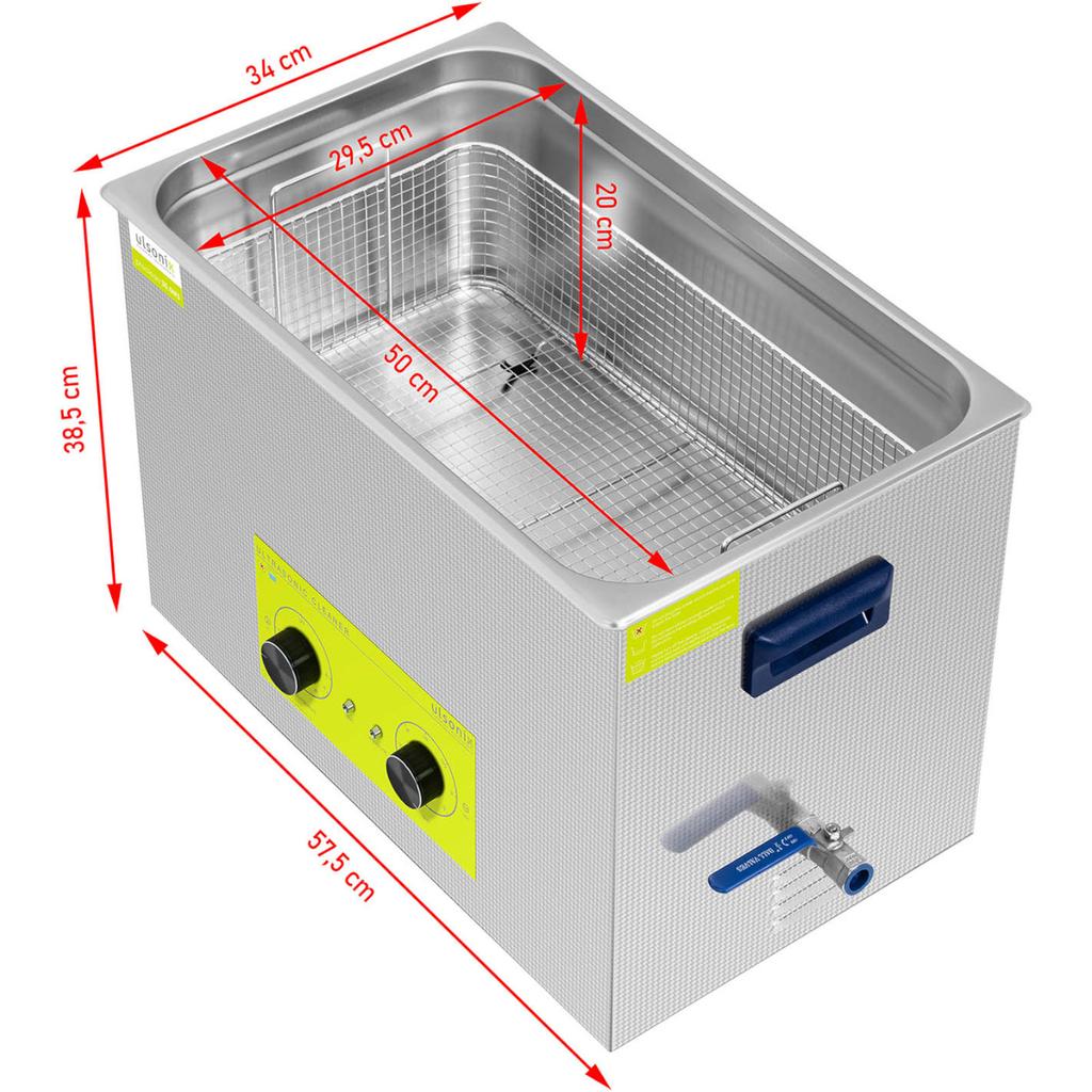 Ultrasonic bath washer purifier 30 l 600 W
