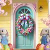 35x70 Inch Large Happy Easter Banner Cute Waterproof Backdrop Funny Front Door Sign Perfect for Office, Classroom, Farmhouse
