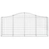 VidaXL 5x Arched Gabion Baskets Arched Gabion Cages Gabion Walls Garden Fences Terrace Outdoor 3145412