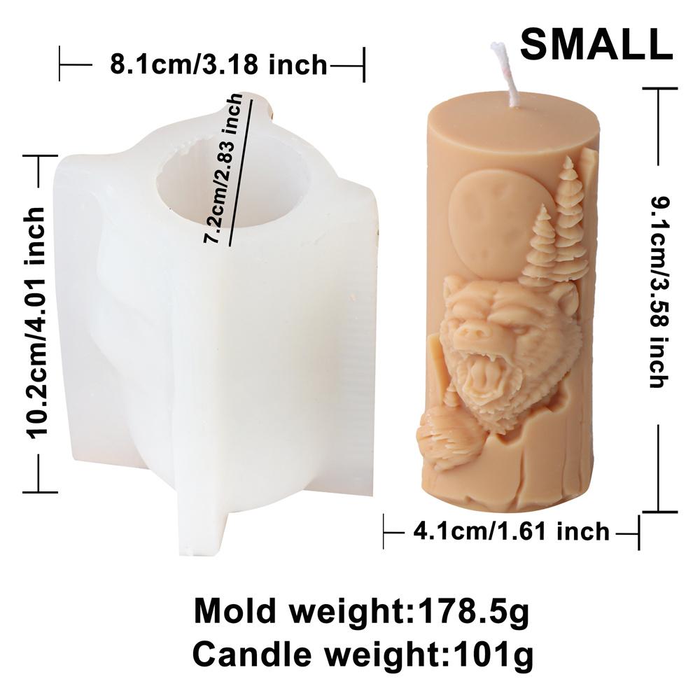 3D medvídek silikonová forma na svíčky zvířátka roztomilý pár medvídků forma na epoxidovou pryskyřici domácí dekorace nástroje na výrobu mýdla romantický svatební dar