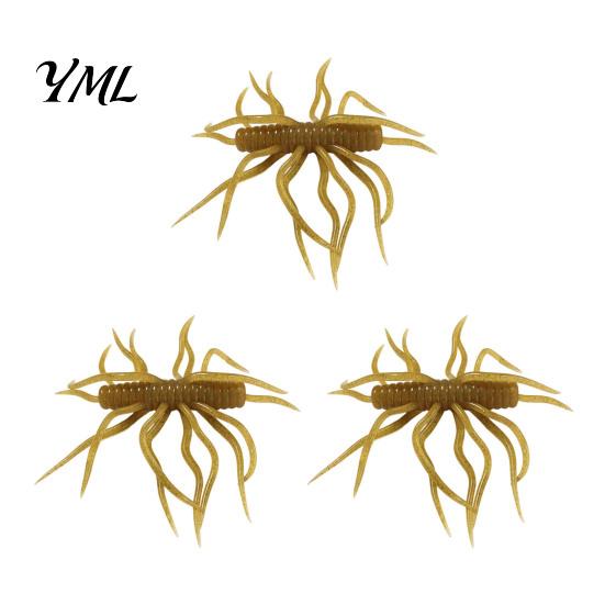 Leurre Artificiel de Pêche 1/3/5 Pièces 9.5cm/9g Flottant Souple avec Multi-Tentacules, Appât Bionique Réaliste Topwater à Multi-Tentacules, Swimbait pour Eau Douce
