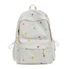 Student schoolbag cute print Japanese casual versatile backpack junior high school lightweight burden reduction large capacity backpack
