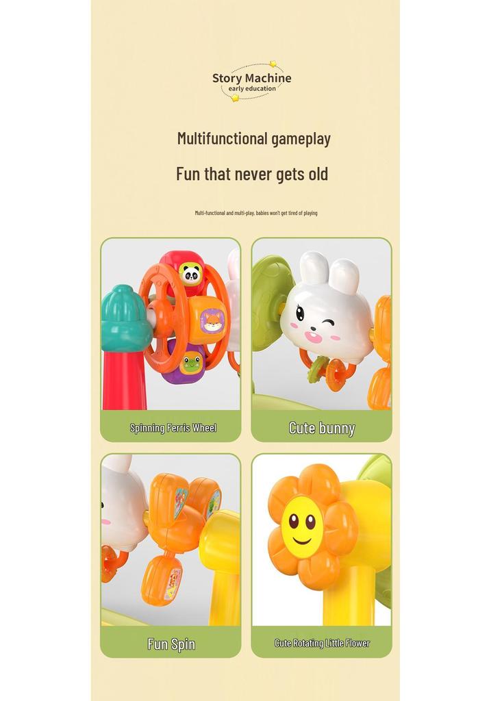 Multifunctional Kids' Phone & Piano Toy with Lights and Music for Early Education