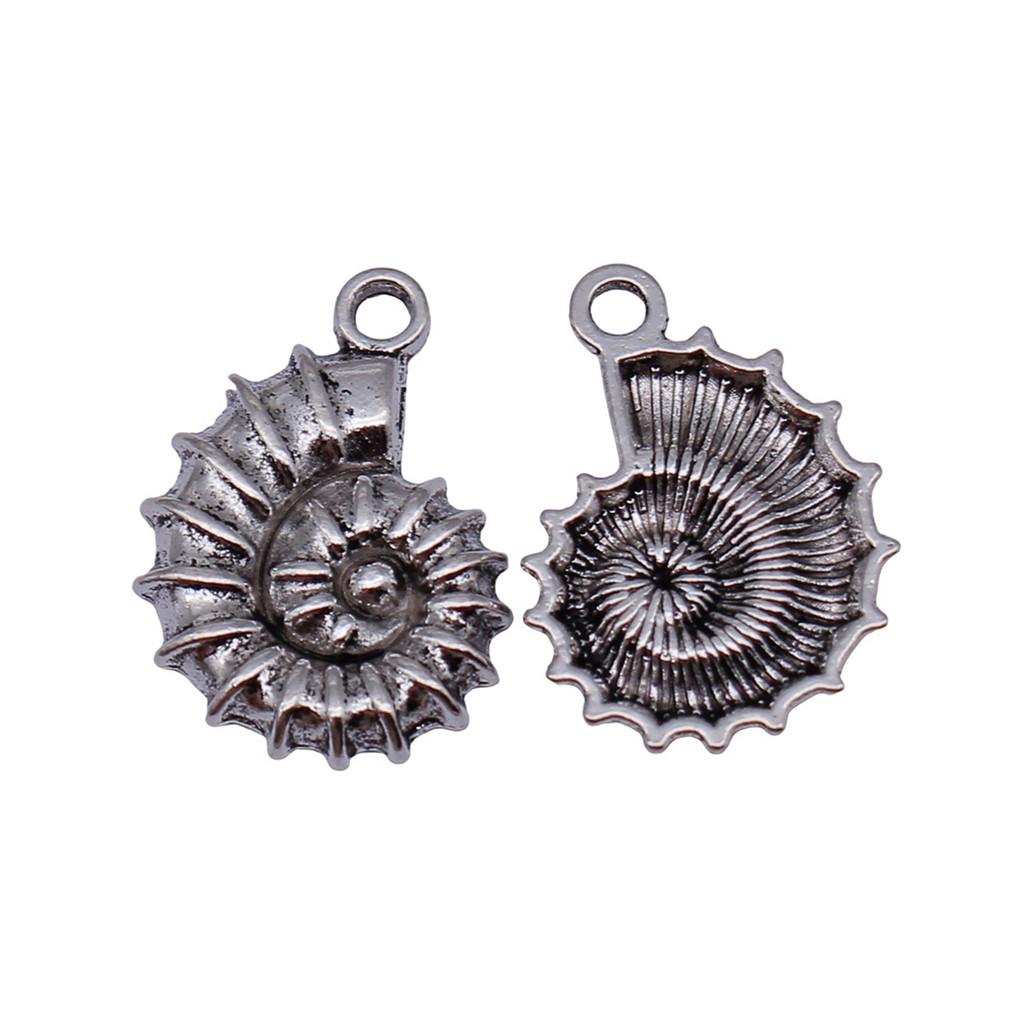 Shell Charms Multi Color Alloy Pendants For Beach Themed DIY Jewelry Accessories