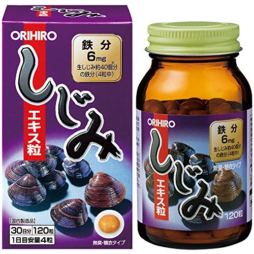Orihiro Clam Extract Tablets, 120 tablets