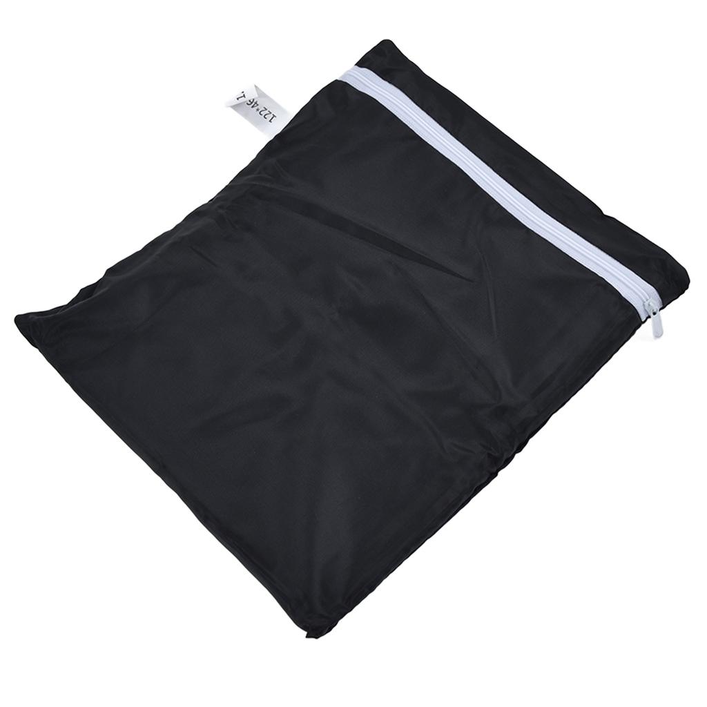 Fire Pit Cover Round Patio Outdoor Fireplace Cover Waterproof Dustproof UV Protection for All Seasons Black