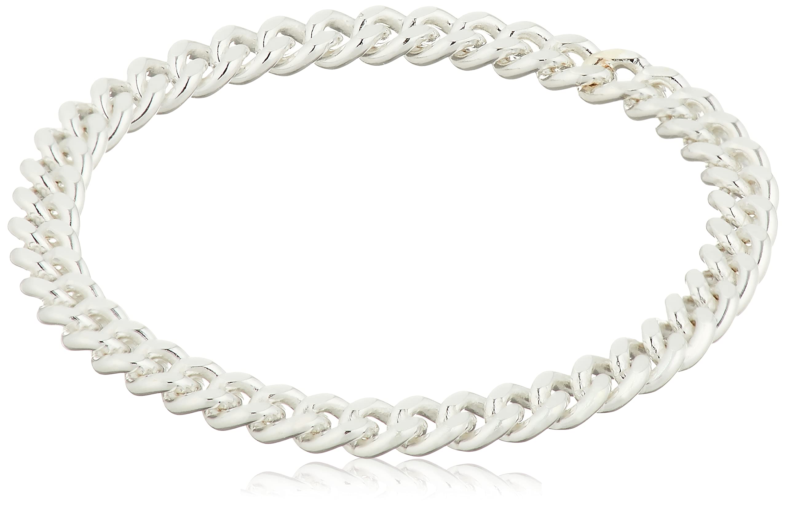 

Estelle Silver Chain Ring (Available in Pinky Size, Size 9) - Web Exclusive - 0770-3917-0019-0009