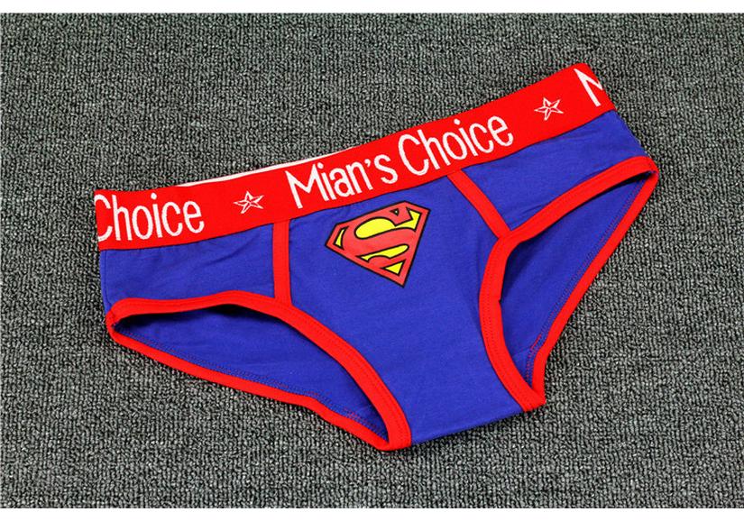 Women s Pure Cotton Antibacterial Cartoon Print Breathable Mid-Waist Boxer Briefs with Wide Waistband. 2XL
