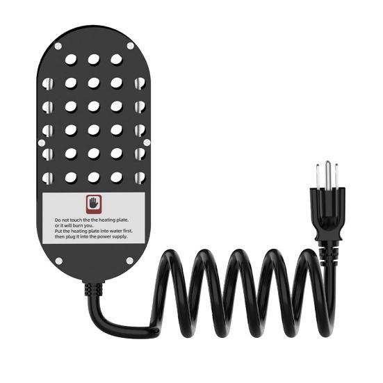 70W Pond De-Ice Heater Thermostatically Controlled Energy-efficient Bird Bath Ice Melter Anti-rust Bird Bath Heater