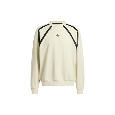 adidas Originals Casual Crew Neck Pullover Long Sleeve Sweatshirt Unisex Sweatshirt Beige IR6384