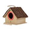 ON Large Bird House Wood Wooden Hanging Standing Birdhouse Outdoor Garden Decor
