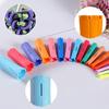 6/9Pcs Hair Perm Rods Cold Wave Perming Rods Heatless Non-Slip Hollow Design Hair Rollers Diy Curlers Barber Shop Hair Styling
