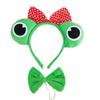Cartoon Headbands Frog Hair Hoop Prince Bowtie Halloween Hairband Princess Cartoon Headwear Bowtie Set