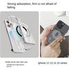 Magnetischer Kartenhalter Kunststoff Starke Haftung Handy-Tasche Tragbar Magsafe Transparente Geldbörse für iPhone 16 15 Pro Max 14 13 12