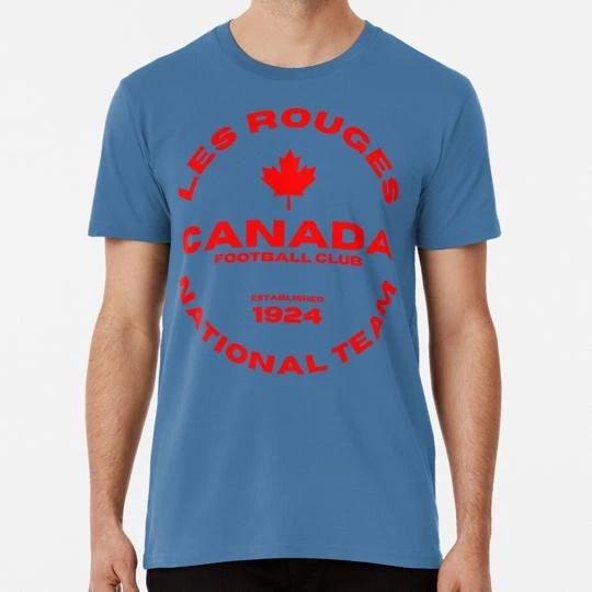 

Les Rouges Team Canada Soccer 2022 Canmnt Canwnt S to 5XL Made in USA T shirt 3XL
