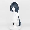 Yunli Cosplay Wig Game HSR Yunli Long Gray Blue With Double Pigtail Heat Resistant Synthetic Hair Halloween Party Wigs + Wig Cap