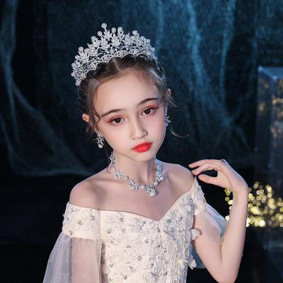 Kinder Krone Zubehör Prinzessin Krone Haar Schmuck Perle Strass Tiaras Diadems Kinder Haar Ornamente Party Mädchen Geschenk
