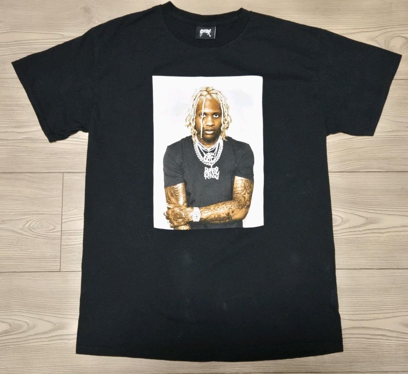 OTF X REVENGE LIL DURK PHOTO TEE Shirt BLACK Size Medium Authentic Rap T Unisex T-Shirt M