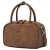 MLB Boston Red Sox Adjustable Detachable Shoulder Strap Crossbody Handbag Women handbags Dark-Brown 3ACRSD16N-43BRS
