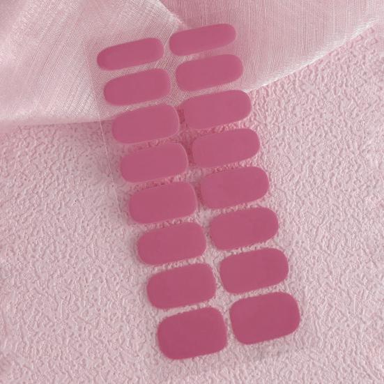 1 Set Gel Nail Strips Stickers for DIY Nail Art Easy Removal Nail Wraps Waterproof Long-Lasting Wear Resistance Nail Art Gifts for Women