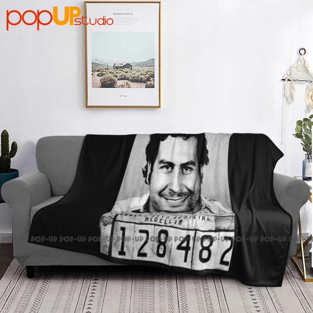 Mugshot Pablo Escobar Swea Ultra-Soft Blanket Quilt Winter Sofa Cover Bed Covers