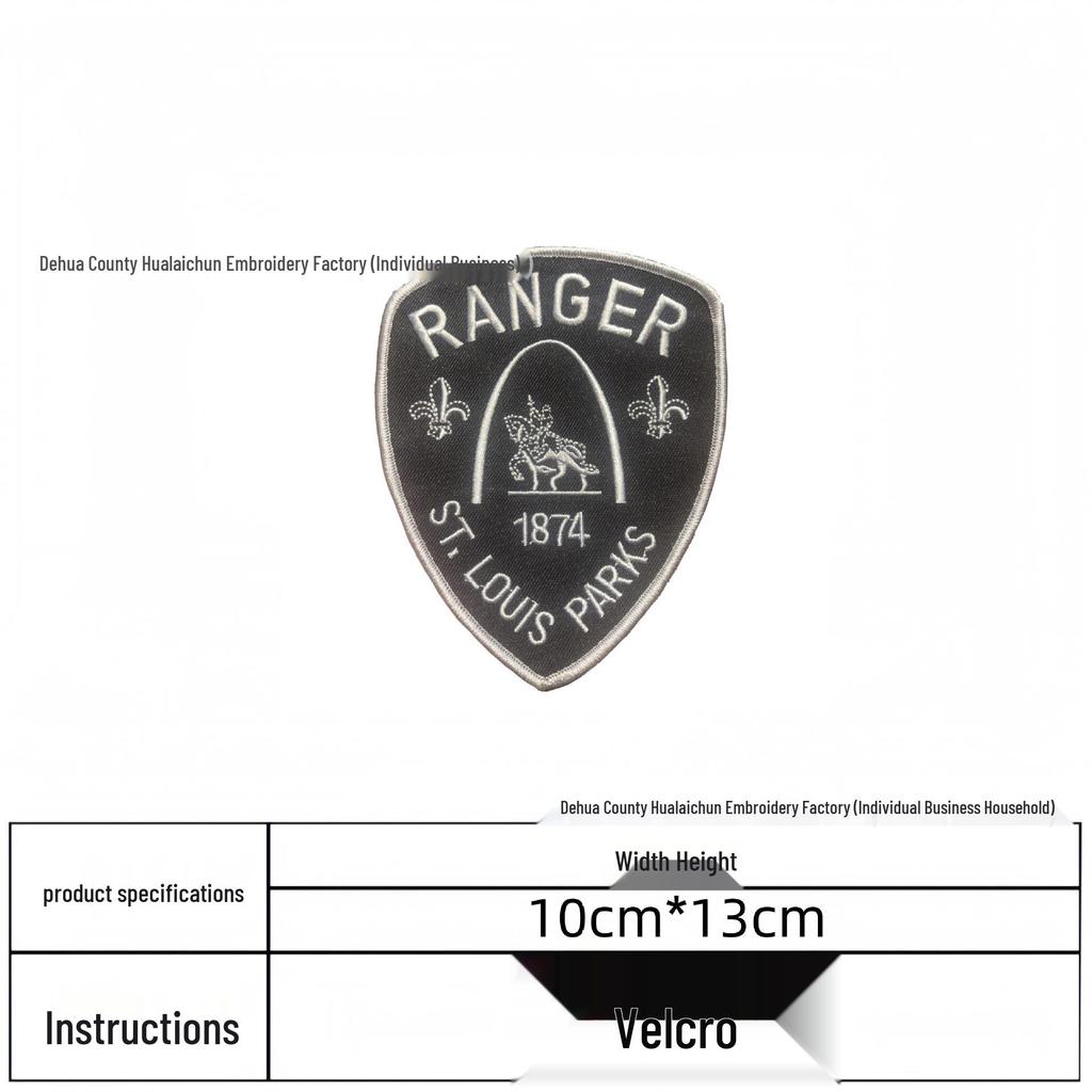 European & American Creative Velcro Patch: Round Embroidered National Flag Arm Badge Morale Appliqué