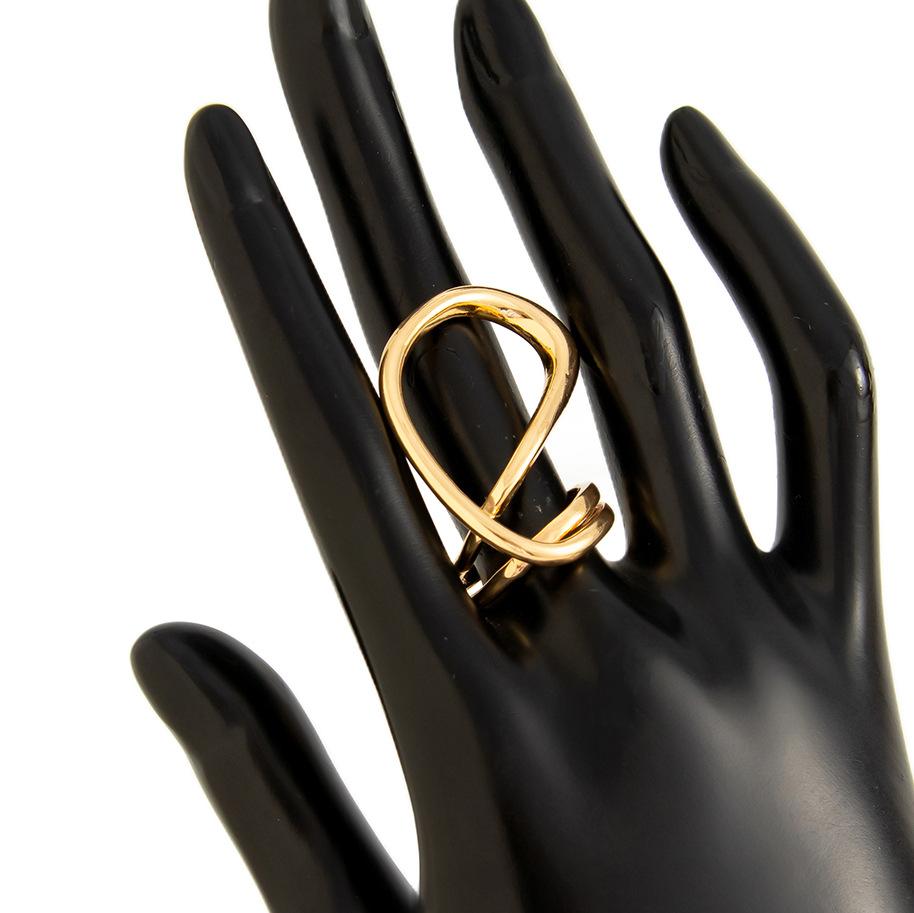 DIEZI Exaggerated Irregular Heavy Metal Smooth Wide Cuff Bangles New Vintage Fashion Geometric Bracelets For Women Men Jewelry