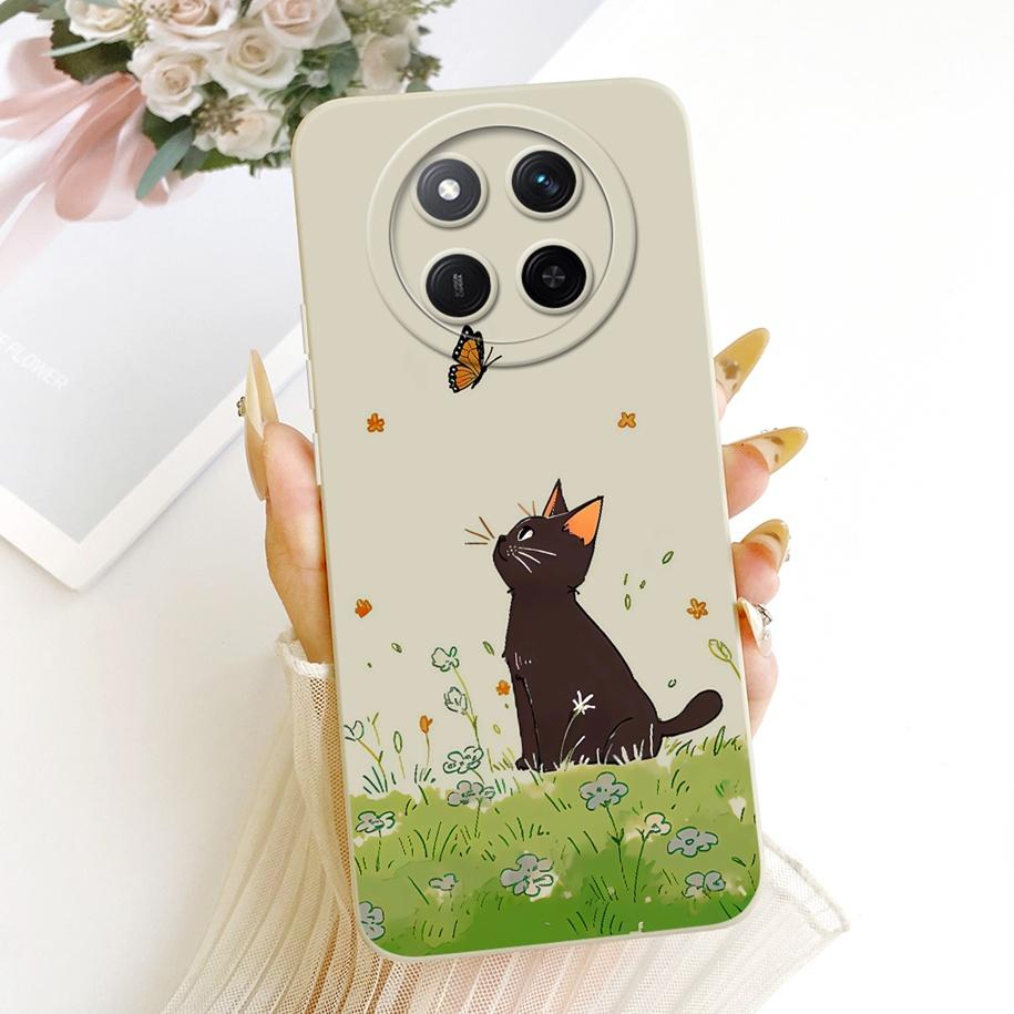 Case For Honor Magic 7 Lite Magic7 Lite 5G Phone Cases Cute Cartoon Painted Matte Silicone Soft Cover For Honor X9c Smart Fundas